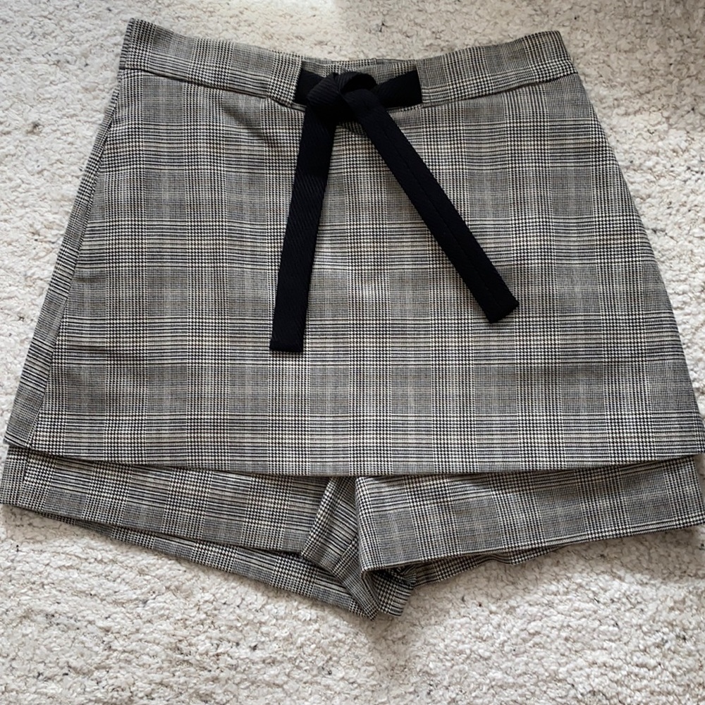 Plaid Skort